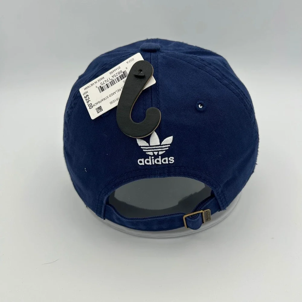 Adidas Originals Relaxed Strapback Women OSFA Dark Blue Athleisure Sporty